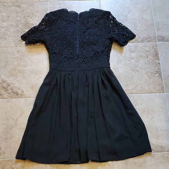 Lulus Angel in disguise black lace skater dress - Picture 11 of 13